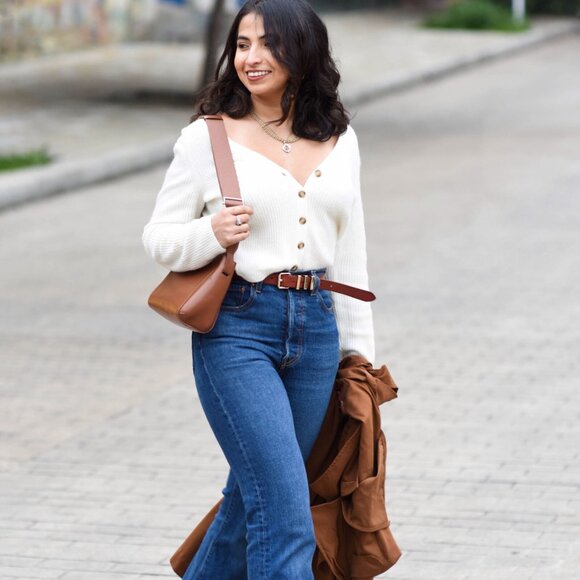 Naadam Cashmere Cropped Cardigan | Size M | New Without Tags - Picture 3 of 7